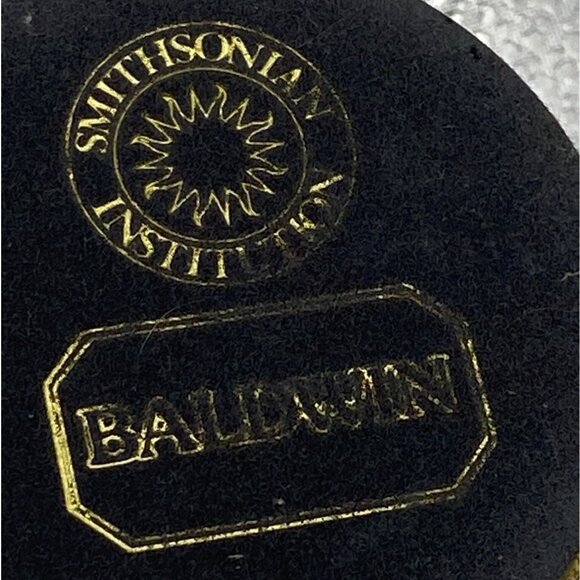 Smithsonian Institution Baldwin Brass Candle Holder 3.5” Tall 3” base 14 oz - Picture 5 of 9